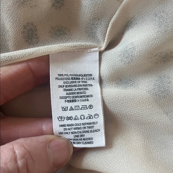 Free People Elegant Beige Patterned Dress size Small - Picture 7 of 10